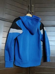 Men&#39;s Blue &amp; Black Casual Hoodie