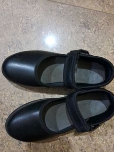 Girls Black School Shoes