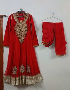 Red Salwar Kameez Suit