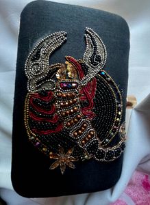 Scorpio Beaded Clutch