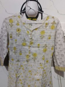 Floral Print Kurta