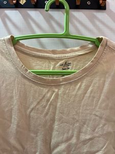 Beige Oversized Tee