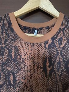 ONLY Animal Print Tshirt (S)