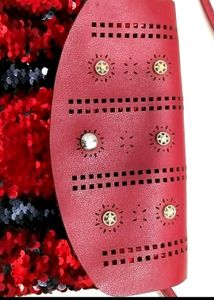 Red Sequence Sling Bag Purse 👛