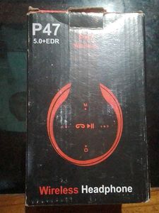 P47 Wireless Headphones — Red (Sealed Pack)