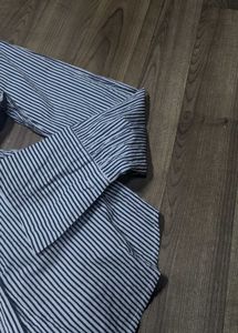 Striped Button-Down Shirt