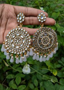 party look Kundan Earrings
