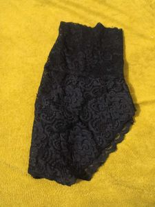 Black Lace High-Waisted Panty