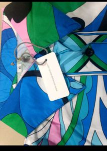 Retro Print Two-Piece Outfit