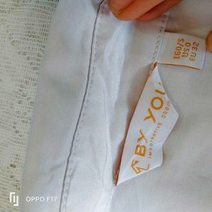White Satin Shirt Dress 👗