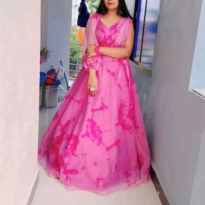 Organza Designer Lahanga