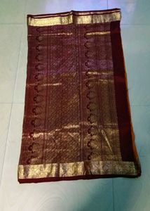 Beautiful Multi Colour Pure Kanchi Pattu Saree