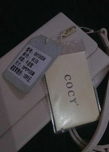 Cream Color Imported Crossbody Bag