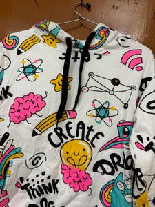 Multicoloured Hoodie For Winters