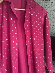 Royal Satin Pinkish Shrug