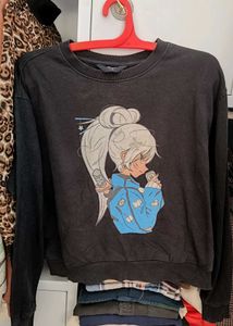 Anime Graphic Sweatshirt