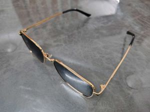 Gold Square Sunglasses