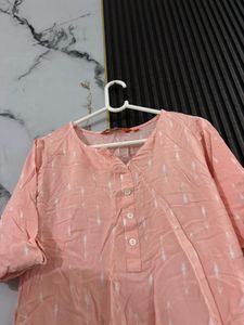 Women Kurti Peach