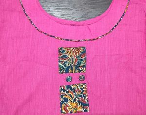 Combo of 2 Sleeveless Cotton Kurtis/Tunics