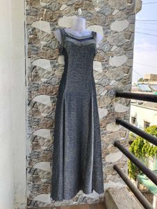 💥Bronze Glitter Maxi Dress