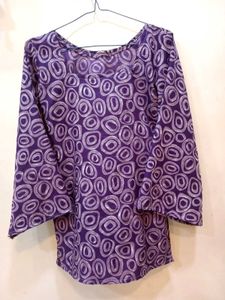 🆕 Purple 💜 Pinteresty Short Kurta 🎀✨