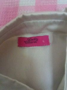 Elegant White Long Sleeve Shirt