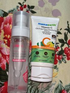 Sealed Plum &amp; Mamaearth Skincare Set