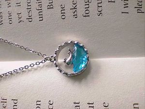 Dolphin Ocean Pendant Necklace