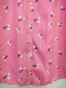 oversized pink Shirt