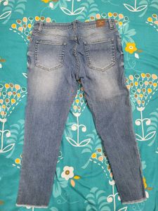 Blue Jeans Ankle Length
