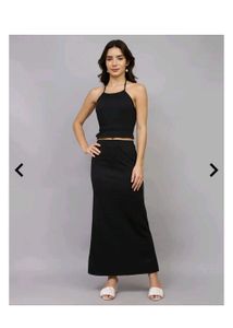 Chic Black Two-Piece Set