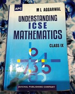 M L Aggarwal icse Mathematics Class 9 Book