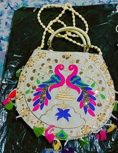 Multi Color Hand Bag