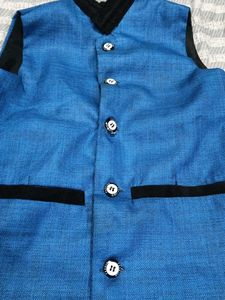 Stylish Blue Ethnic Jacket