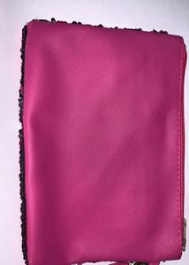 Sequin Pouch with Wrist Strap