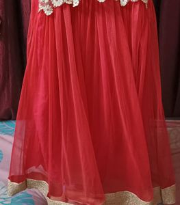 Girls Anarkali/Frock ( with Bottom)