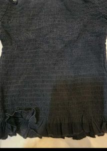 Forever 21 Off Shoulders Black Top