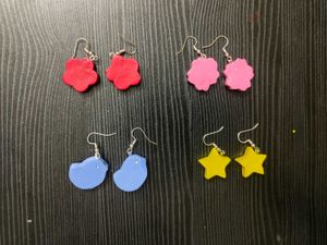 Cute Handmade Earrings (2 Pairs)