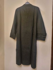 Black Pintuck Detail Kurta