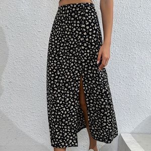 Floral Midi Skirt