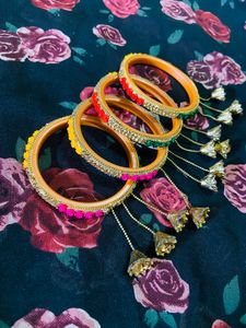 Bangles With Latkan ( COMBO)