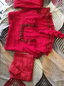 New Red Panjabi Suit