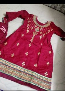 Elegant Embroidered Kurta Set