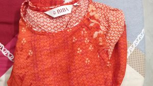 Biba Knee Length Kurta(M) Size