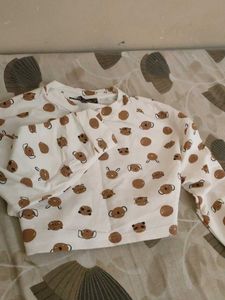 Cute Animal Print Long Sleeve Top