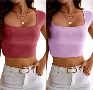 Crop Top Pack Of 2