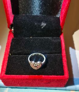 Heart Ring pure silver 💕💕