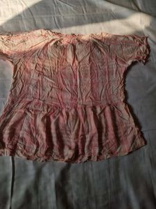 Pink Peplum Top