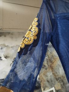 Blue Ethnic Dress👗💙 With Net Dupatta