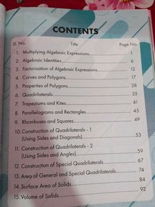 Class 8 ICSE Math Vol 2